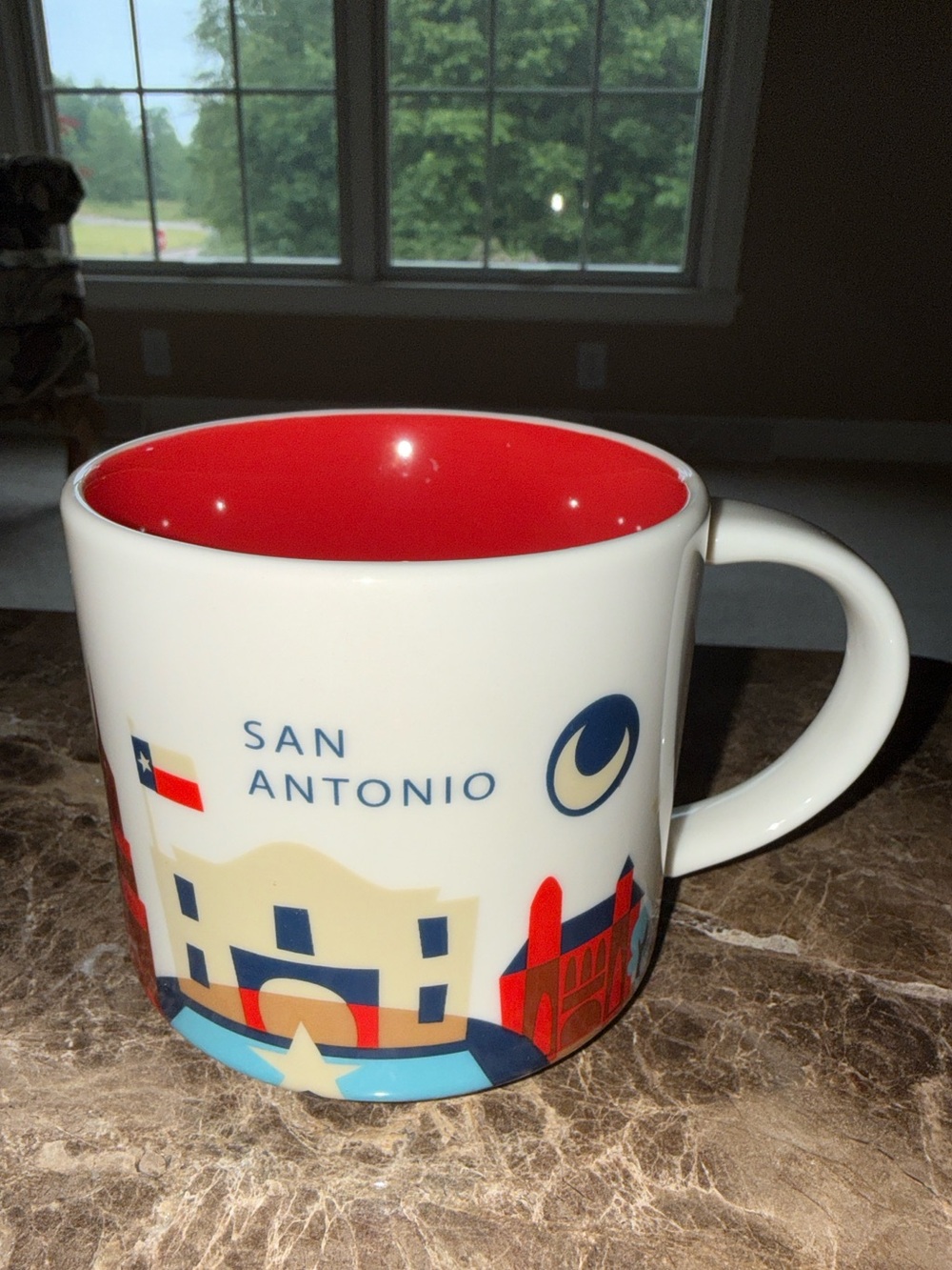 STARBUCKS Discontinued "You Are Here" Collectible SAN ANTONIO Coffee Mug